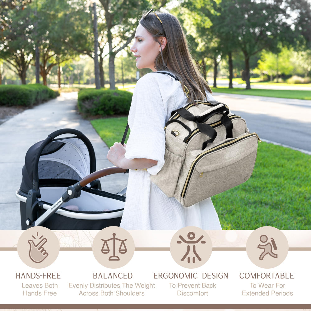 Mellories spacious compartments fit travel essentials under airplane seats