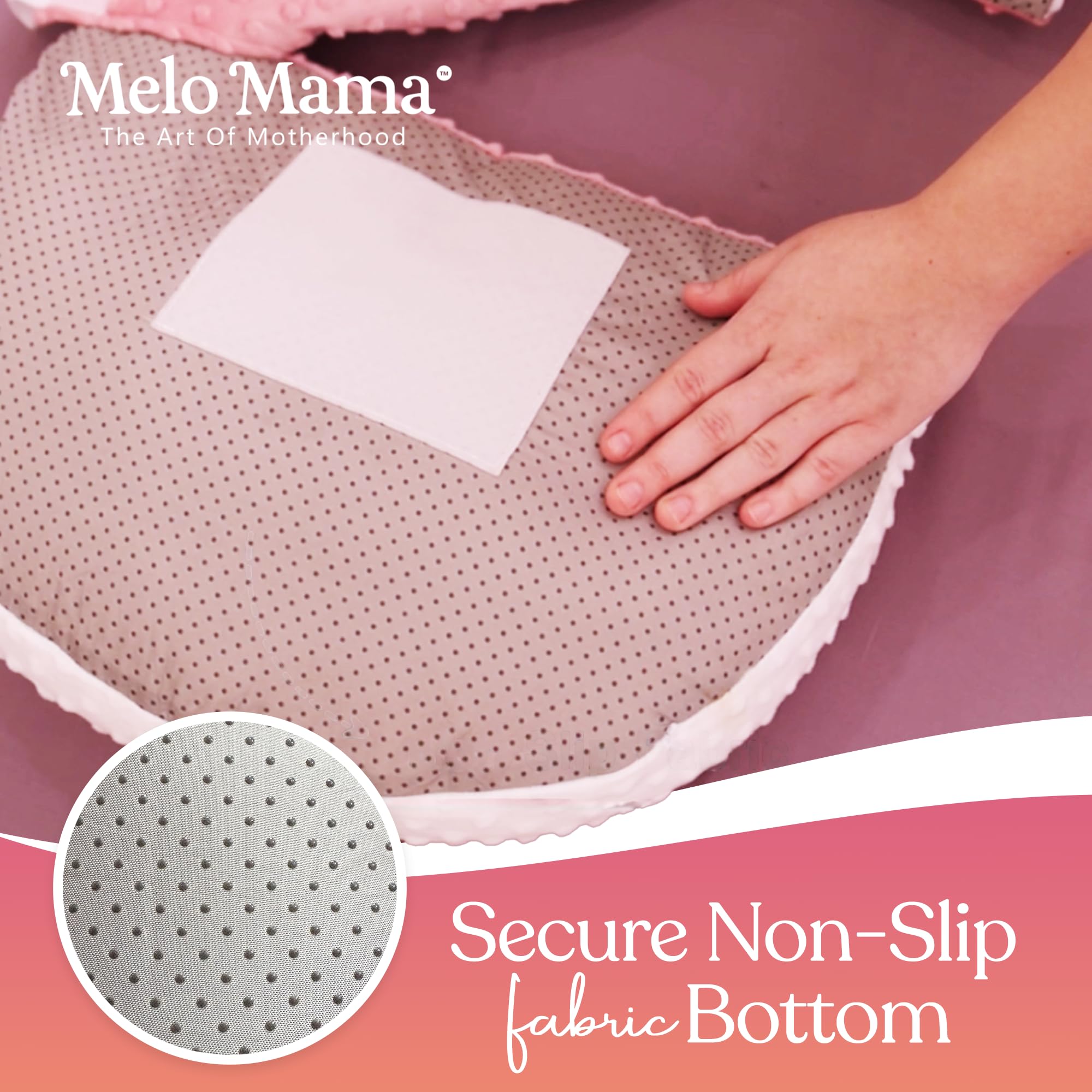 Melo Mama removable cover is machine washable for easy hygiene and freshness