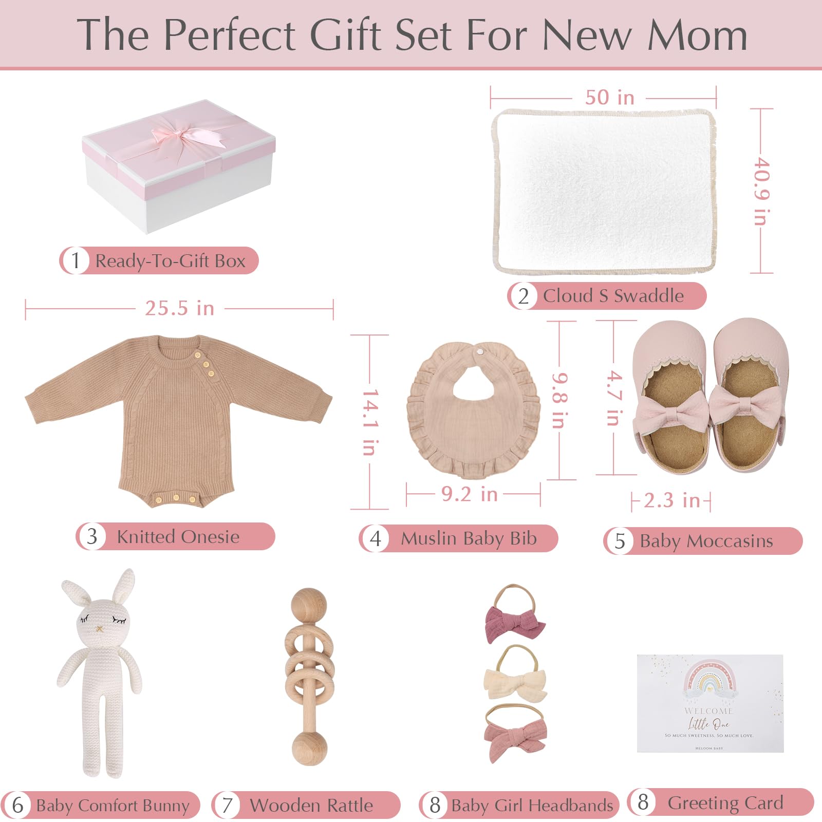 Meloom Deluxe baby moccasins soft soles for safe kicks