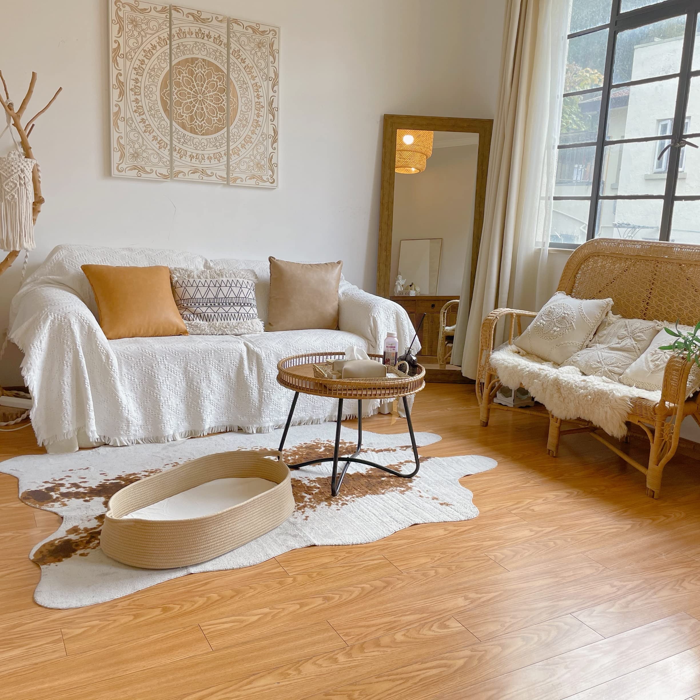 Meloom nursery decor boho farmhouse—complements diverse nursery styles