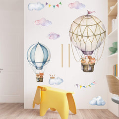 Melostu nursery wall stickers brighten spaces on smooth clean surfaces.