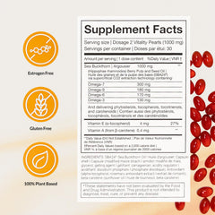 Membrasin Vitality Pearls packaging box highlights estrogen-free formula