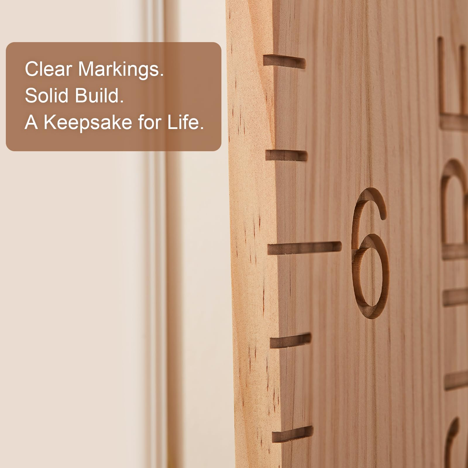 Mengliky height chart easy installation for quick setup