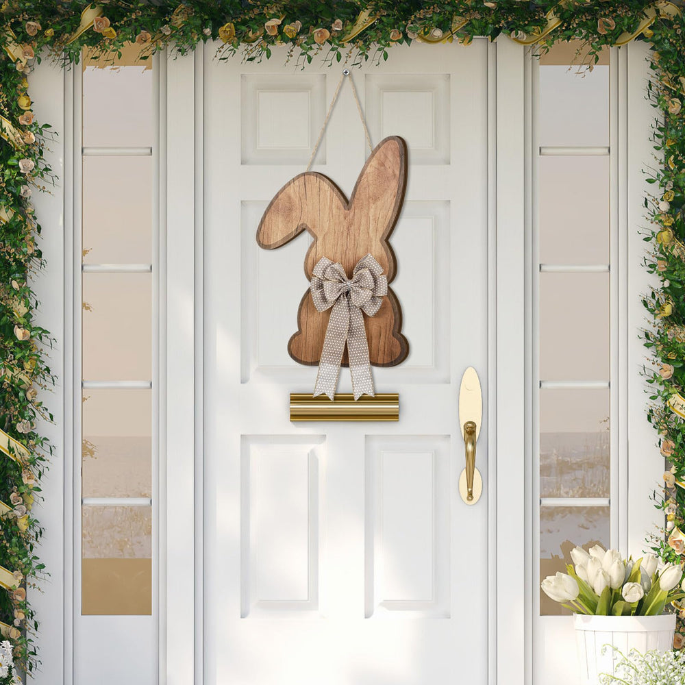 Wreath measures 16 by 11 inches for versatile display.