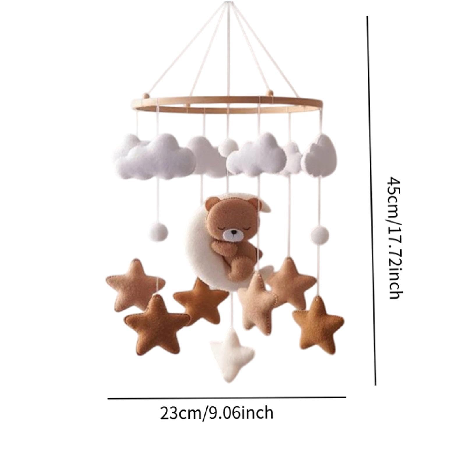 Menolana Baby Mobile hanging crib decor above the crib area