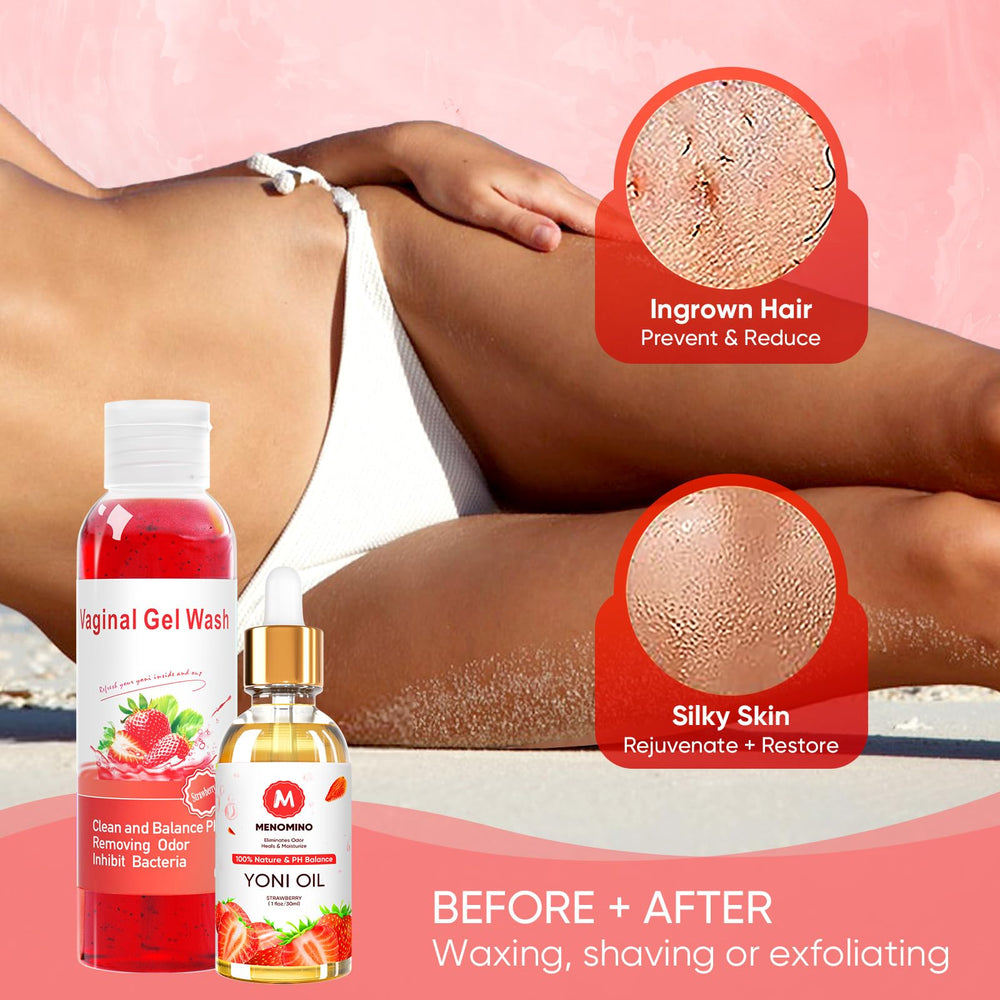 MENOMINO intimate wash label closeup fragrance-free formula