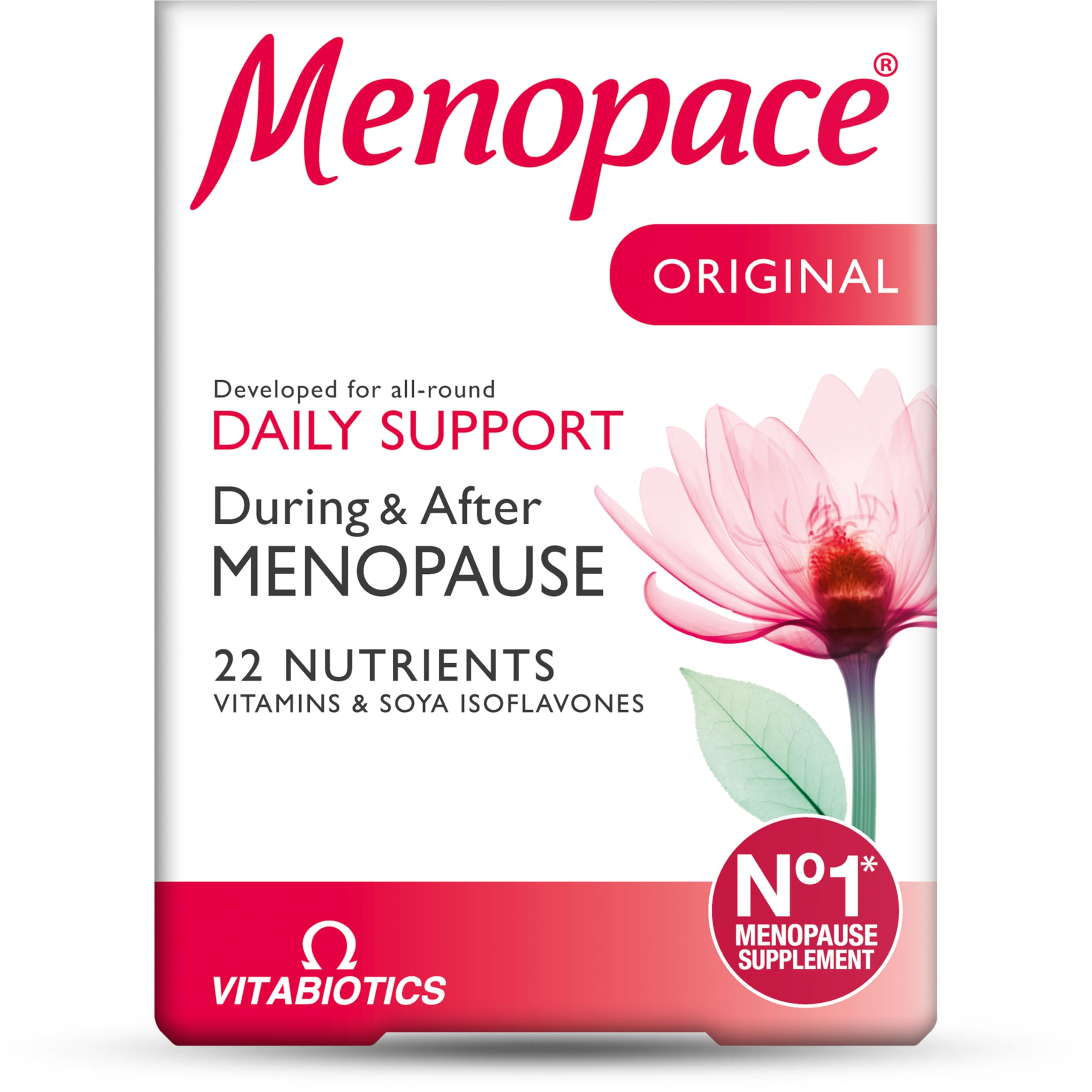 Menopace bottle front view for daily menopause support
