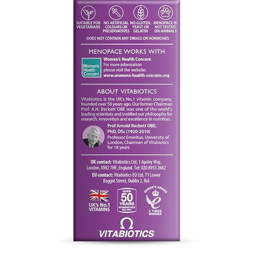 Menopace tablets in hand demonstrating simple daily intake
