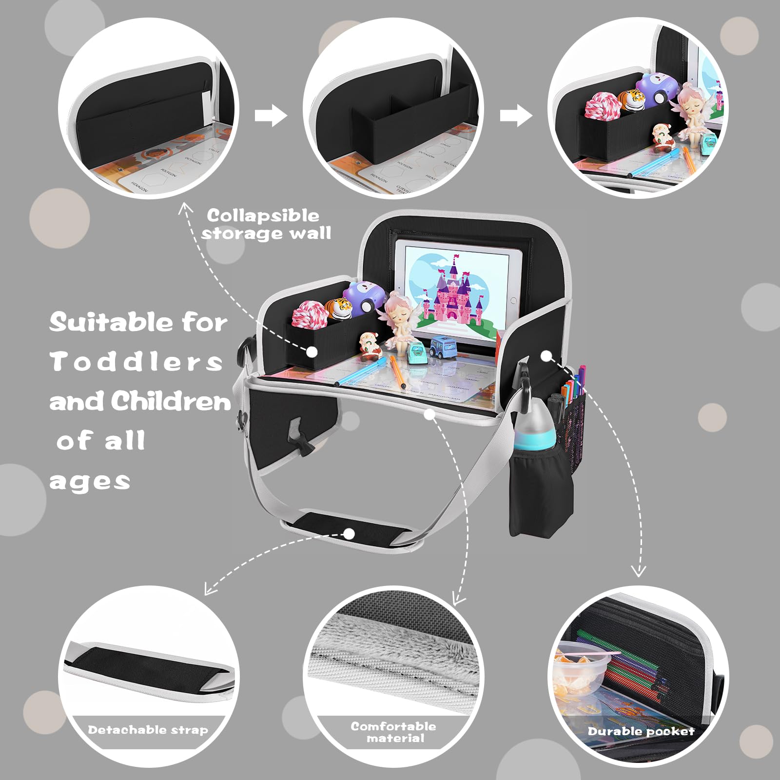 Menzoke collapsible storage helps snacks and toys stay organized