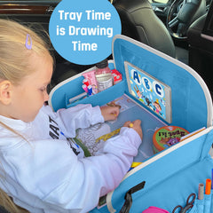 MENZOKE Kids Travel Tray dry erase board for drawing on the go