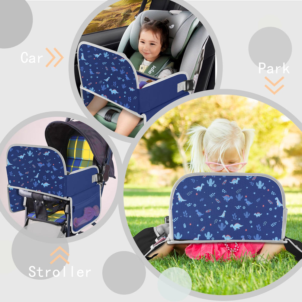 MENZOKE Reinforced stitched edges highlight durability for frequent car and plane use.