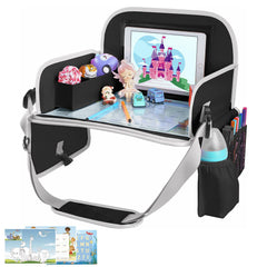 Menzoke kids travel tray on a child's lap for organized play and meals