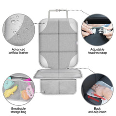 Meolsaek 600D car seat protector cushions everyday bumps and leaks during car trips