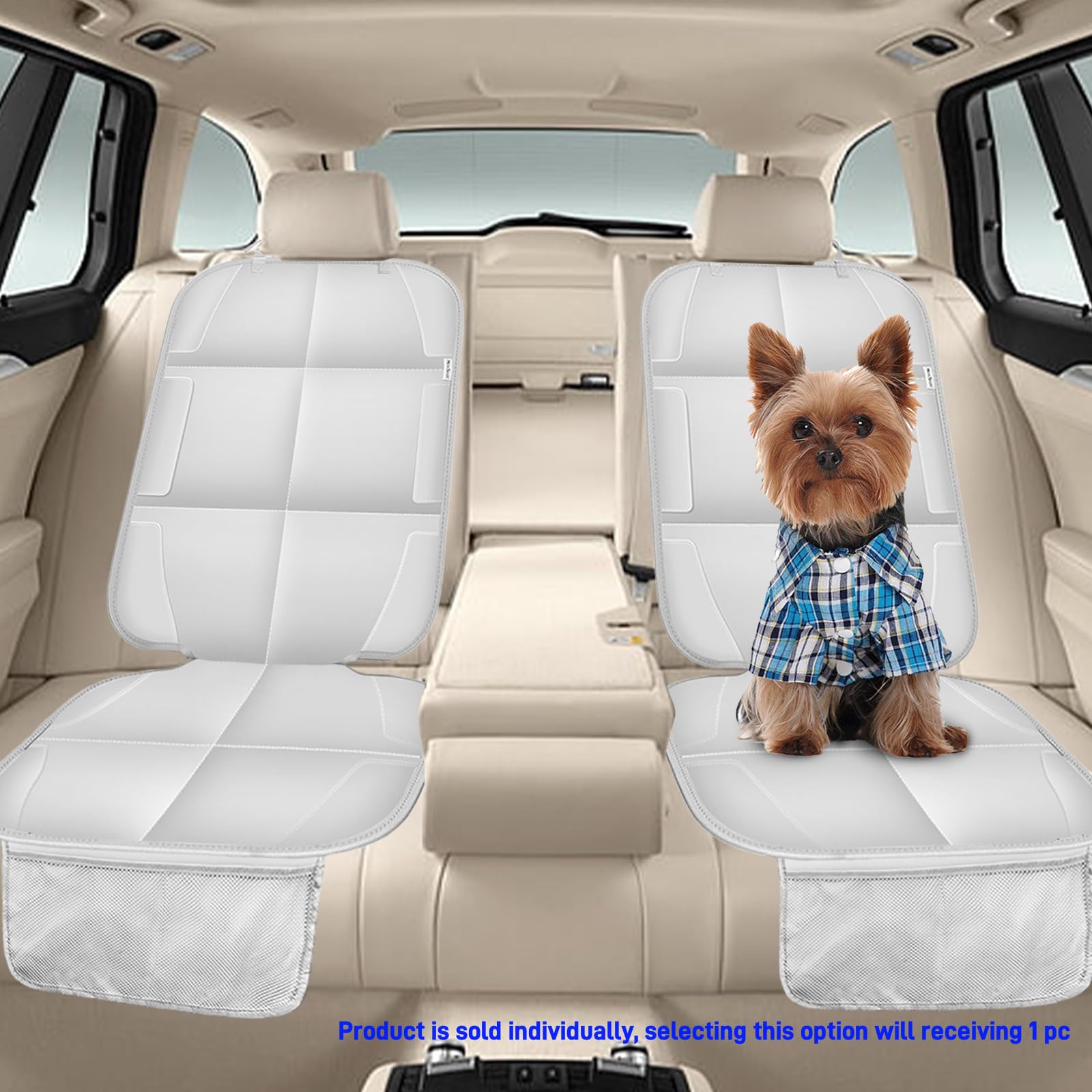 Meolsaek car seat protector easy-clean surface for quick resets