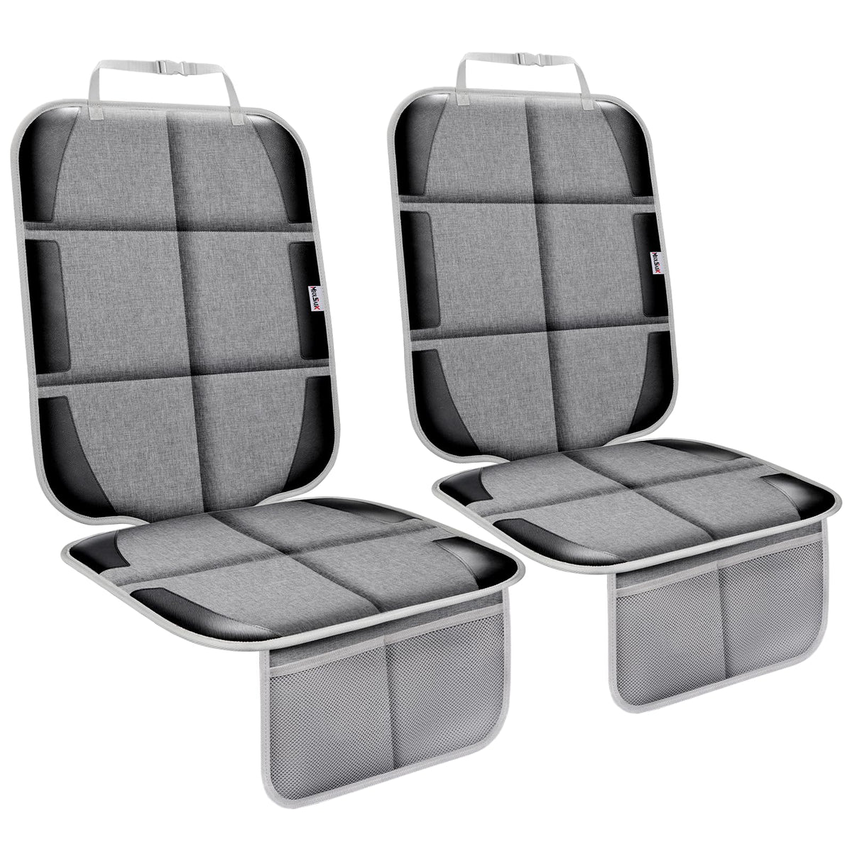 Meolsaek car seat protector with non-slip backing keeps seats secure