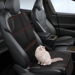 Meolsaek waterproof car seat protector shields leather from spills and messes.