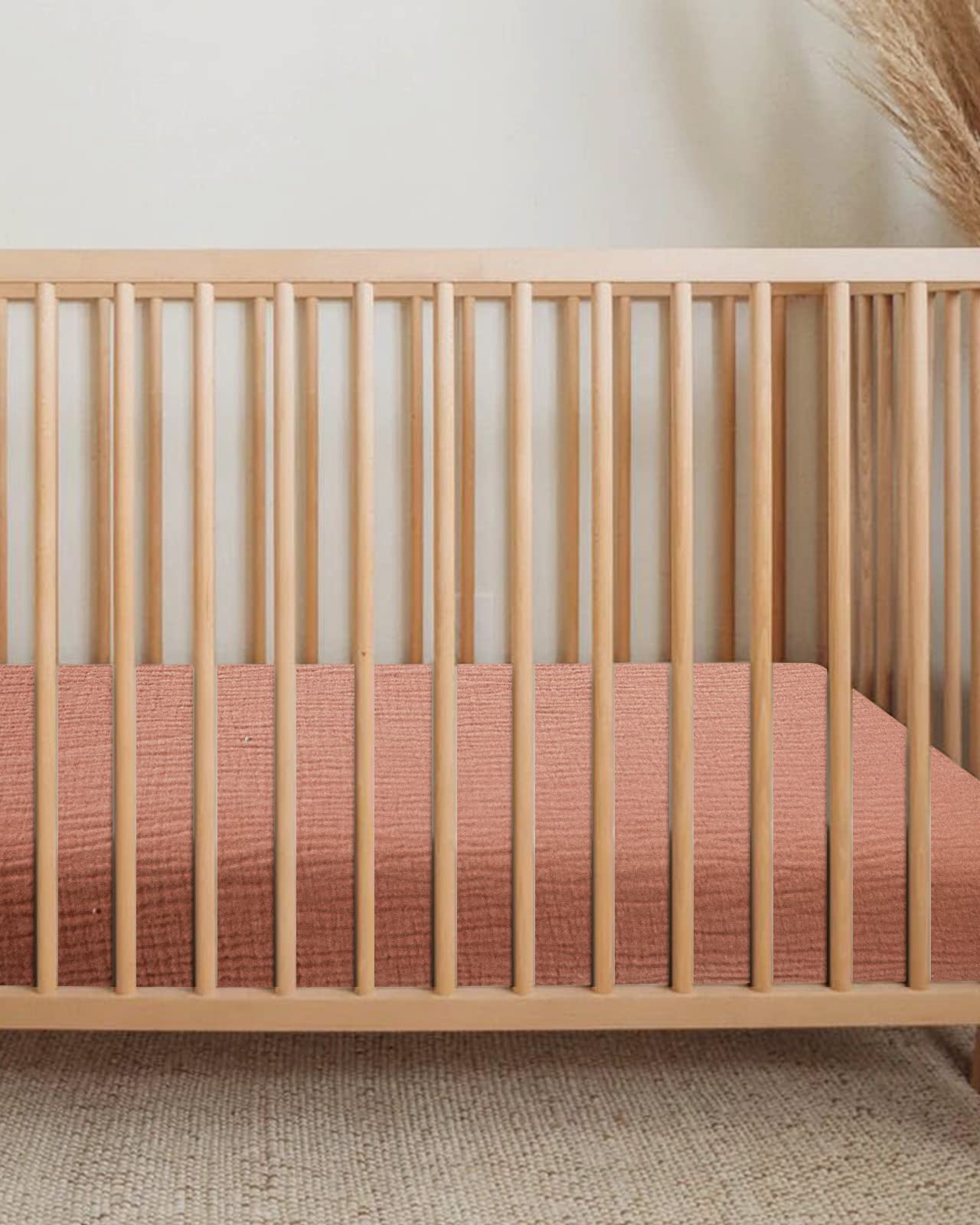 Meowcards bassinet sheet elastic band provides secure bottom edge for tidy sleep