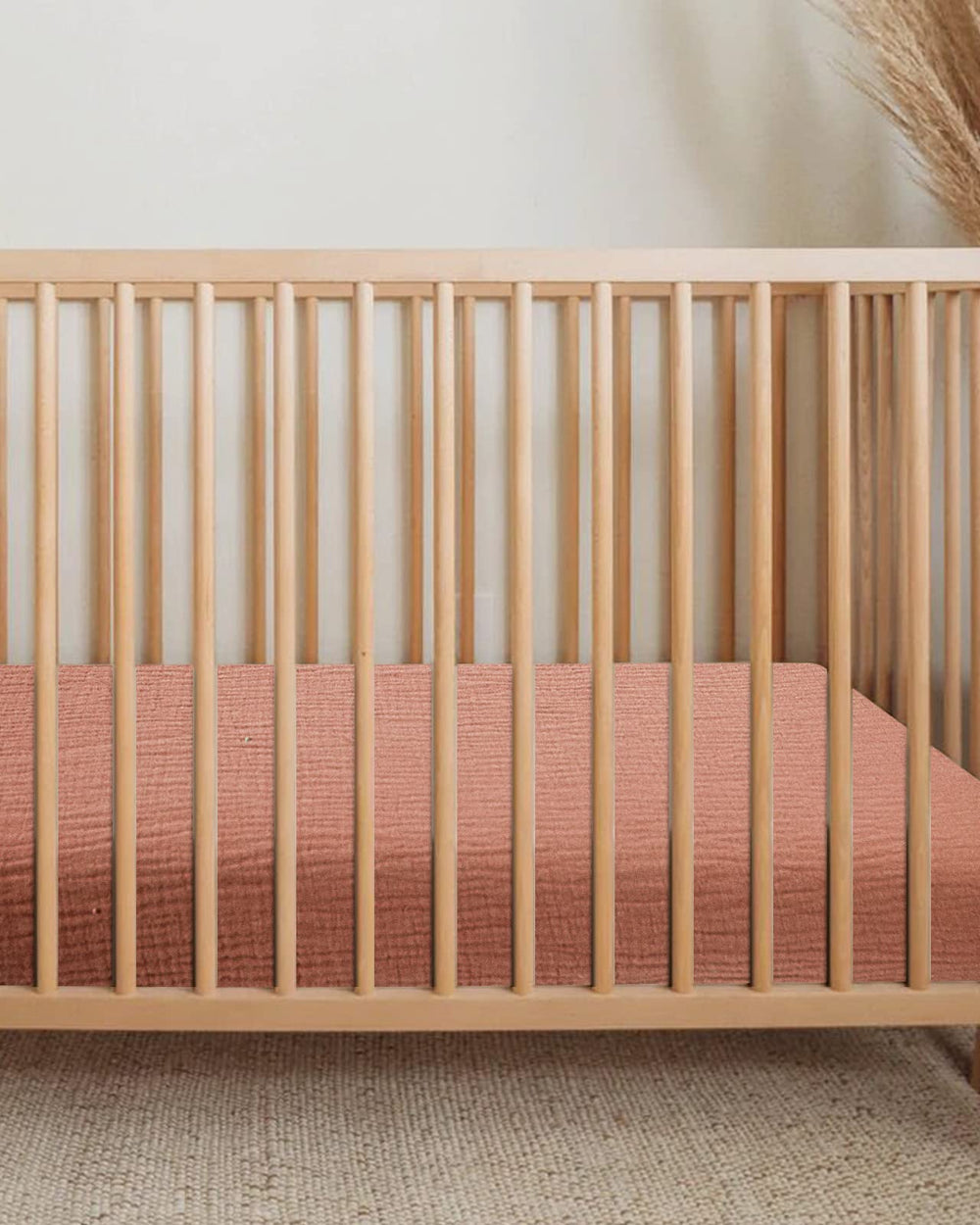 Meowcards bassinet sheet elastic band provides secure bottom edge for tidy sleep