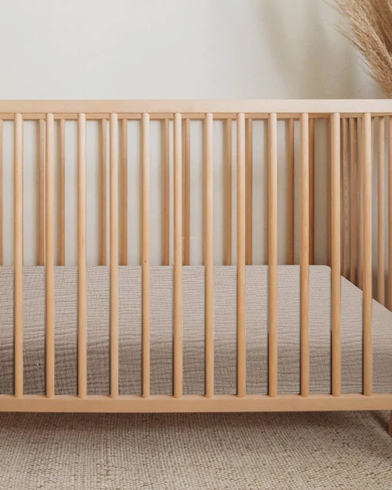 Meowcards bassinet sheet hourglass fit adapts to curved mattresses