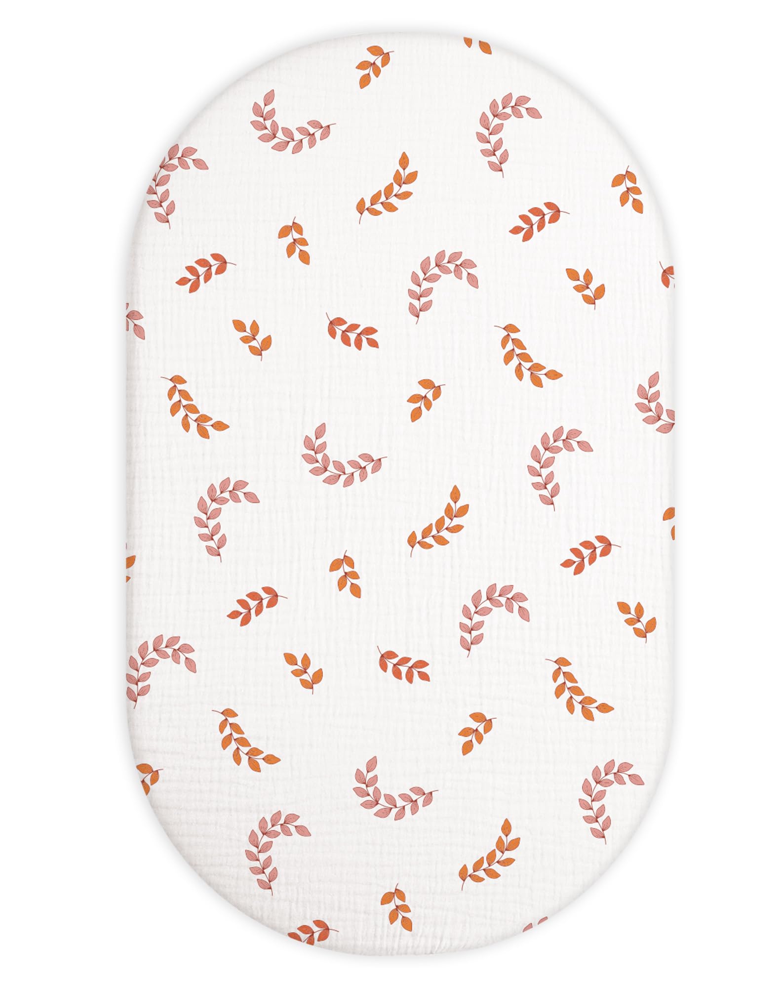 Meowcards bassinet sheet with soft muslin texture for gentle sleep