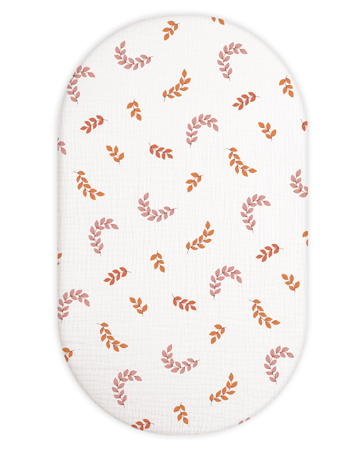 Meowcards bassinet sheet with soft muslin texture for gentle sleep
