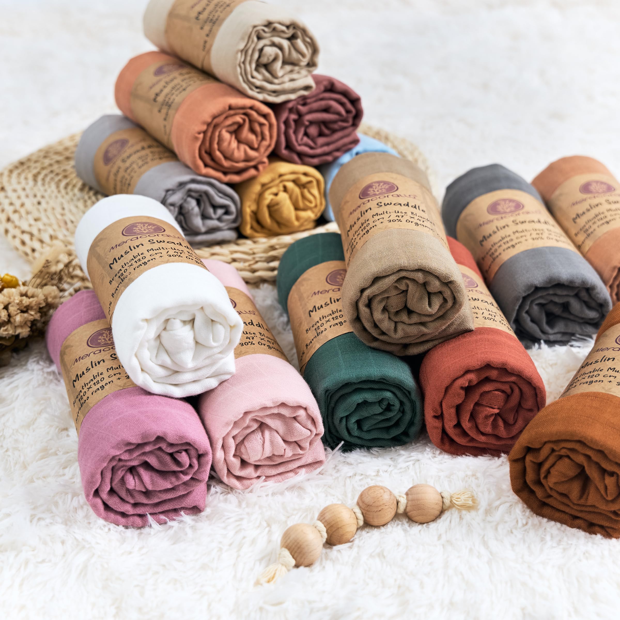 Soft, breathable Meracorallo fabric supports cozy cuddles