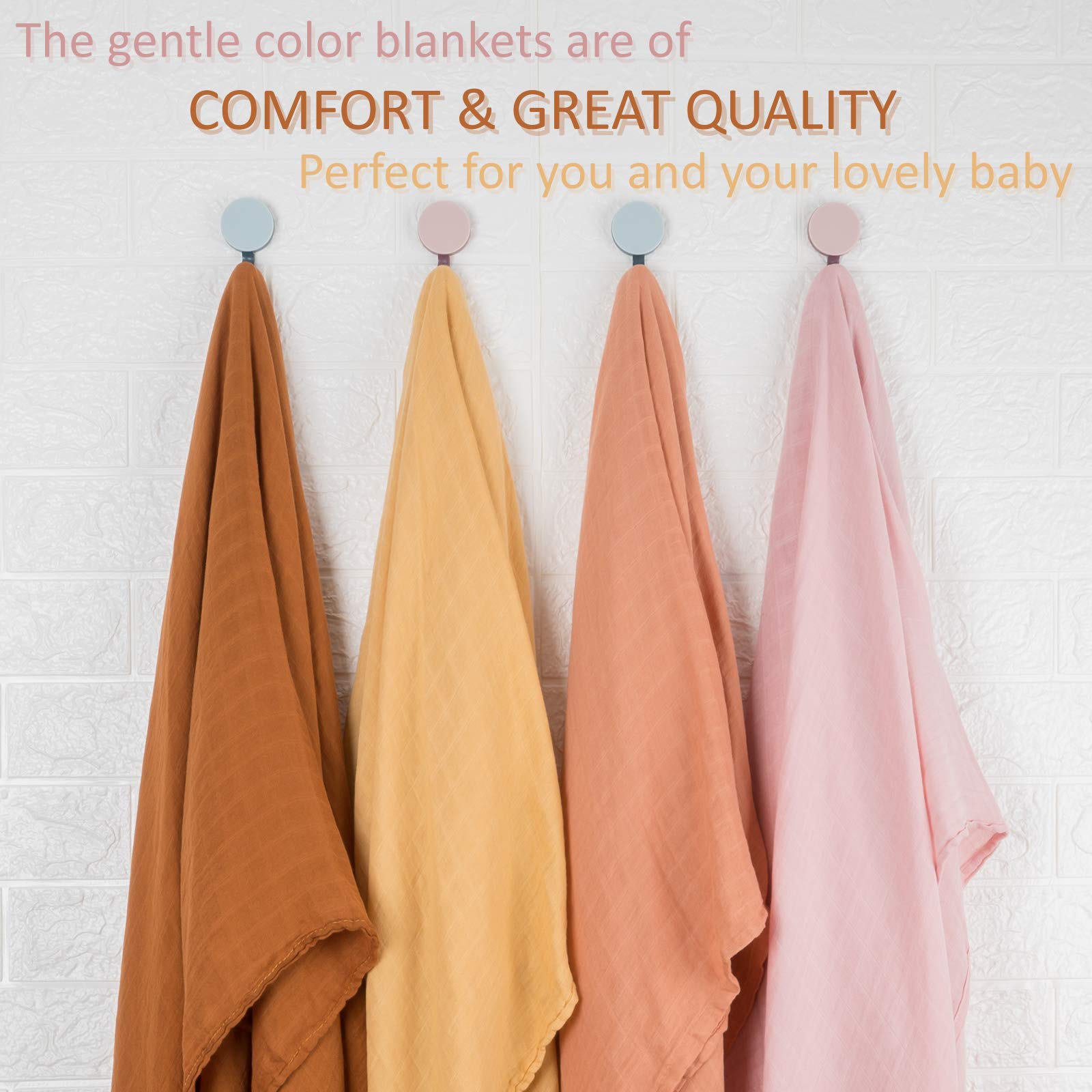 Meracorallo machine-washable swaddle stays soft after washes.