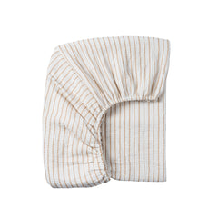 Meracorallo muslin fitted crib sheet with soft fabric for baby comfort