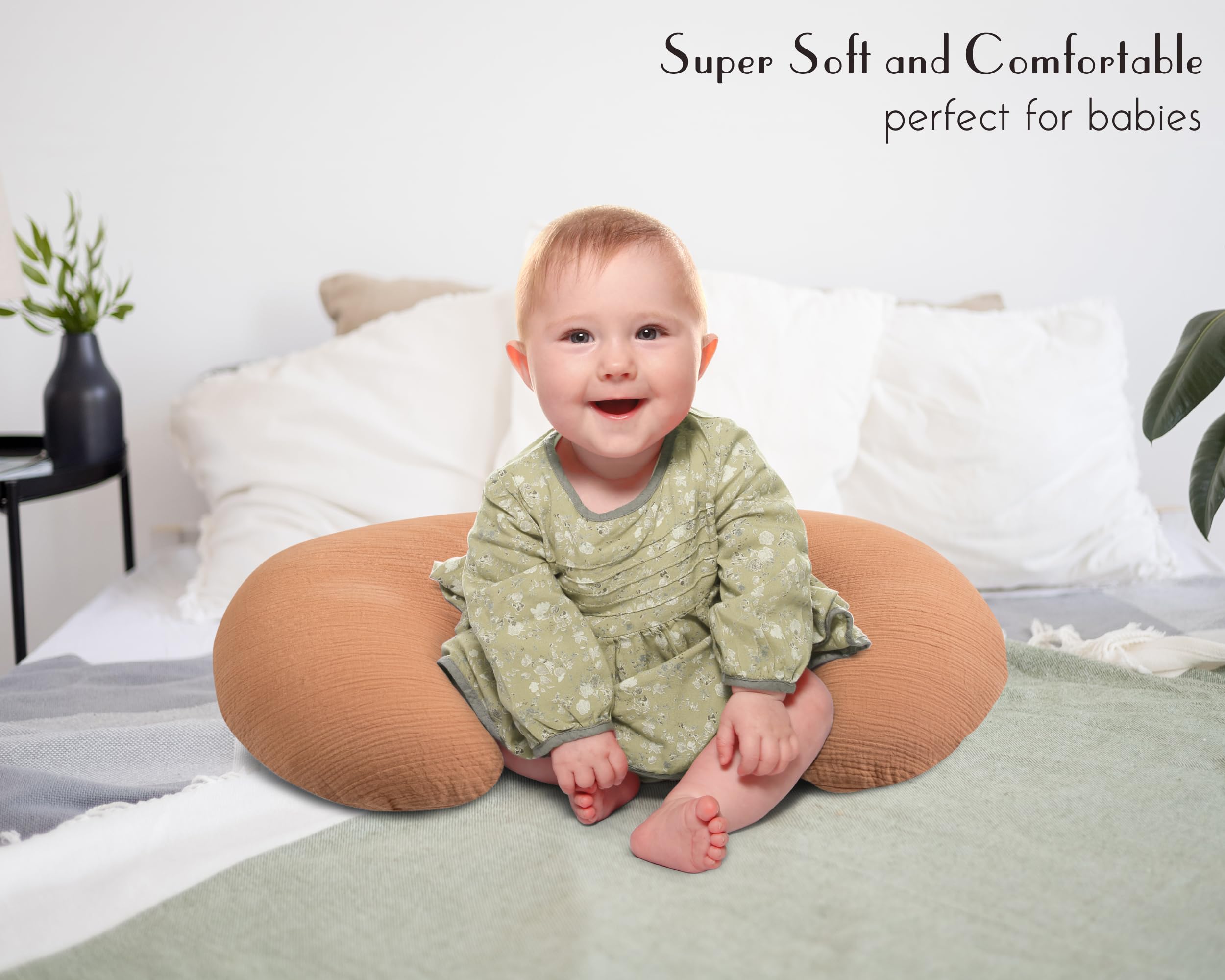 Meracorallo camel floral design suits both baby boys and girls.