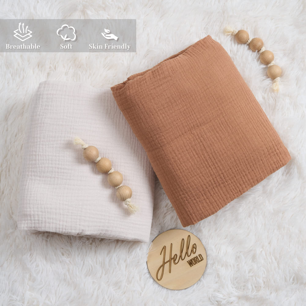Meracorallo Muslin Prewashed softness ready for immediate cozy use.