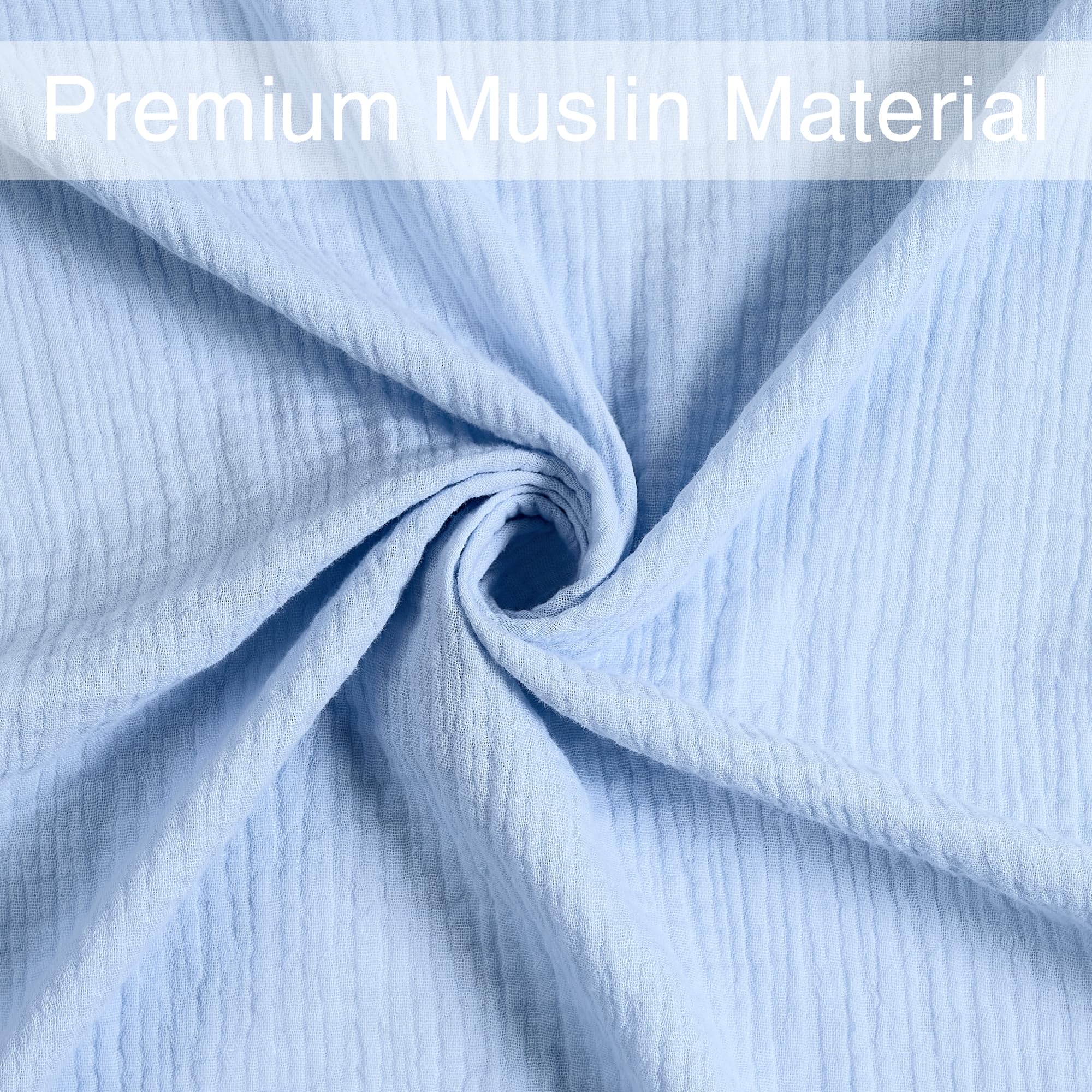 Meracorallo Muslin Swaddle used as burp cloth during feeding times.