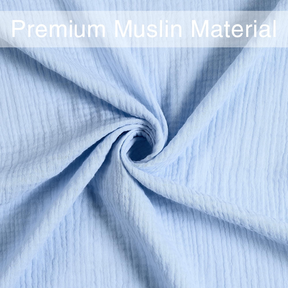Meracorallo Muslin Swaddle used as burp cloth during feeding times.