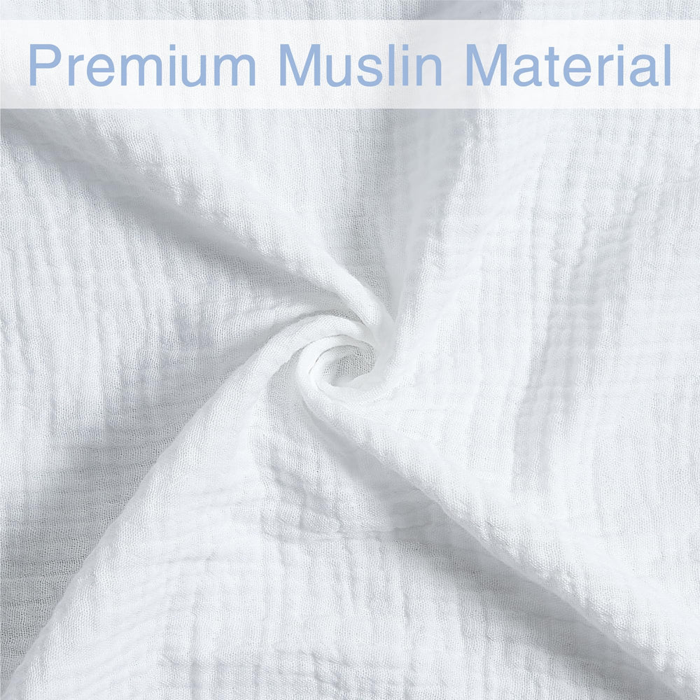 Meracorallo Muslin Swaddle Blanket machine washable for easy care.