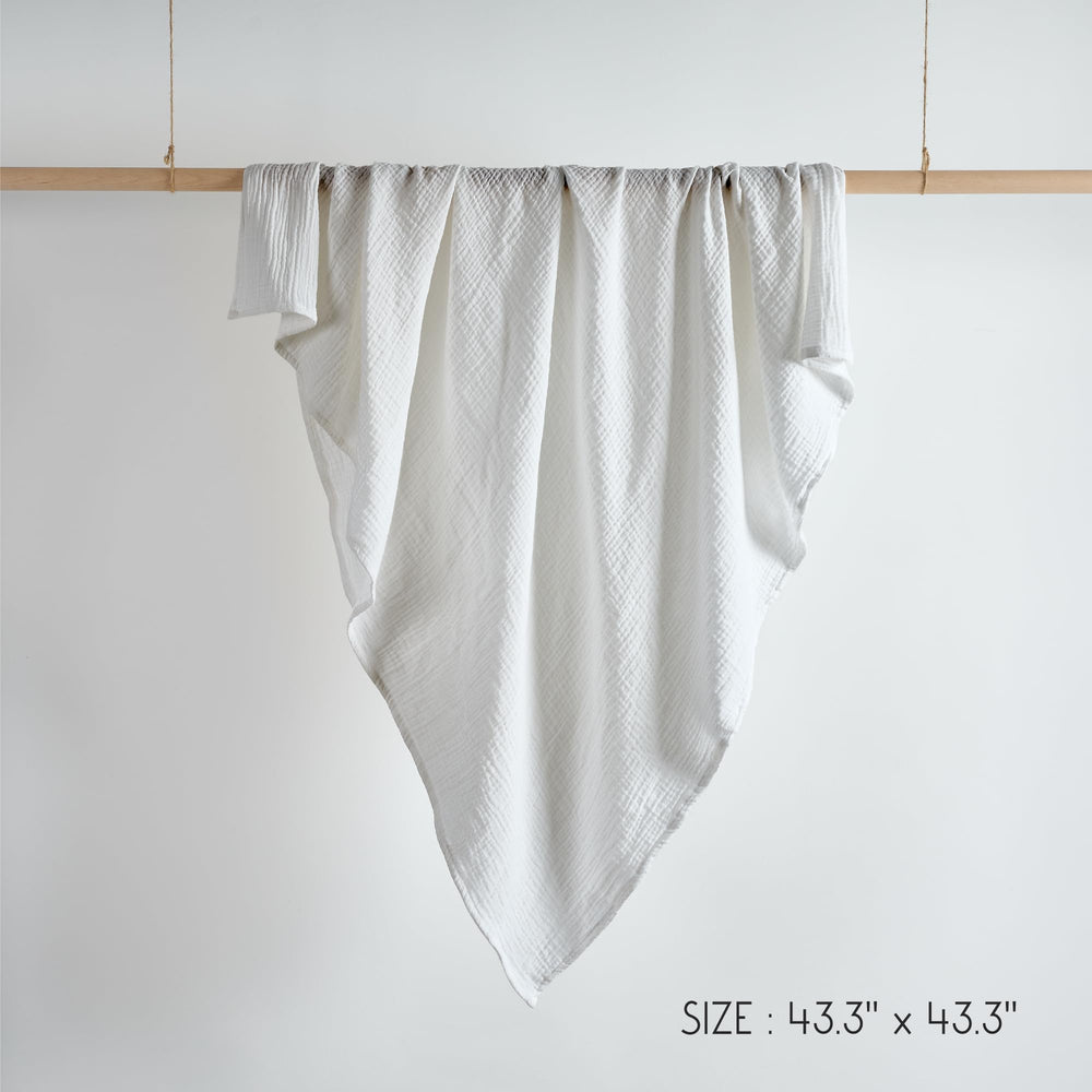 Meracorallo Muslin Swaddle Blanket suitable from newborn to toddler stages.