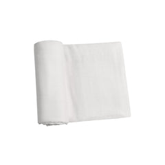 Meracorallo muslin swaddle close-up shows silky-soft fabric for delicate baby skin.