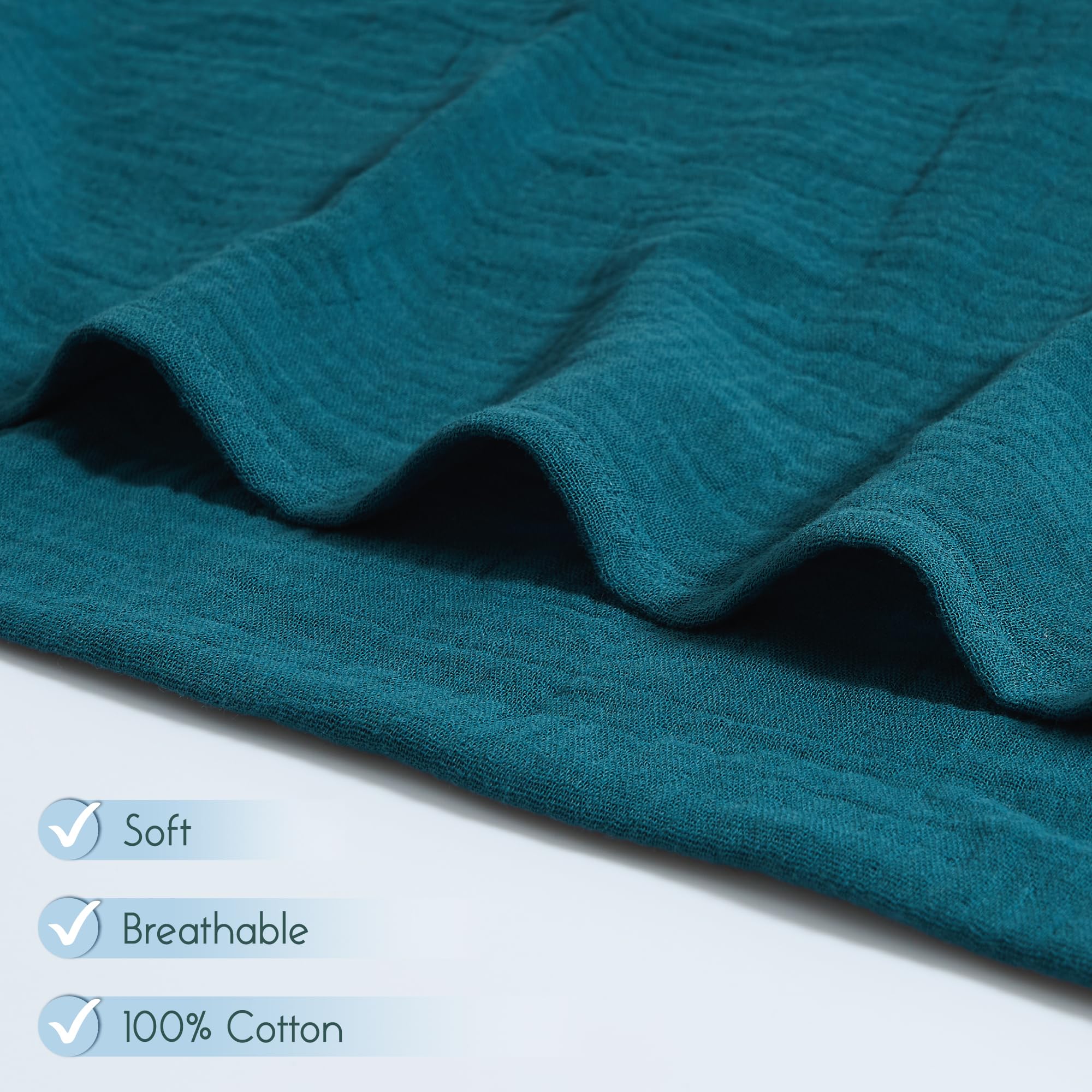 Meracorallo muslin blanket used as baby wrap or lightweight cover.