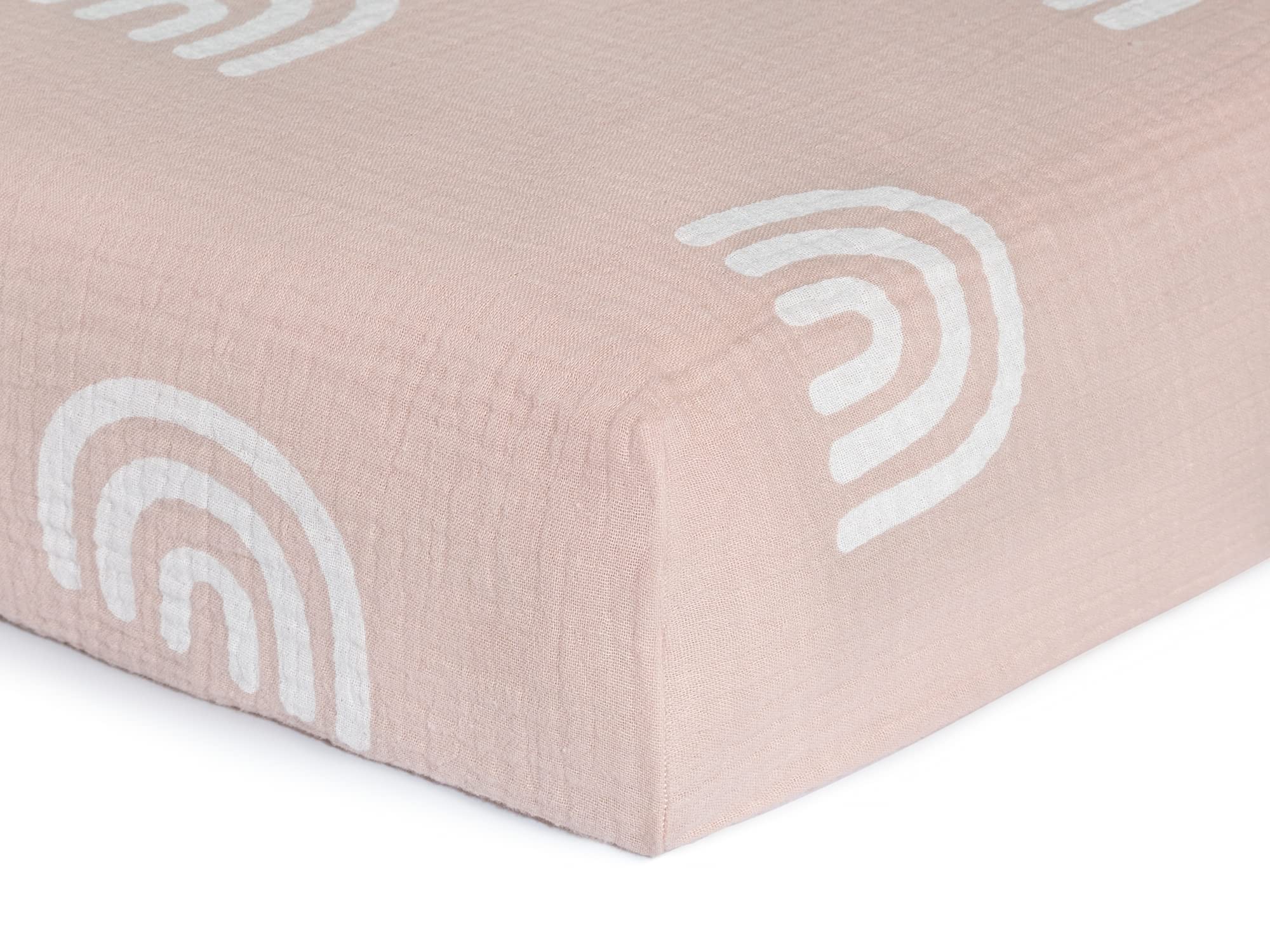 Meracorallo standard crib fit accommodates standard mattresses for growing babies.