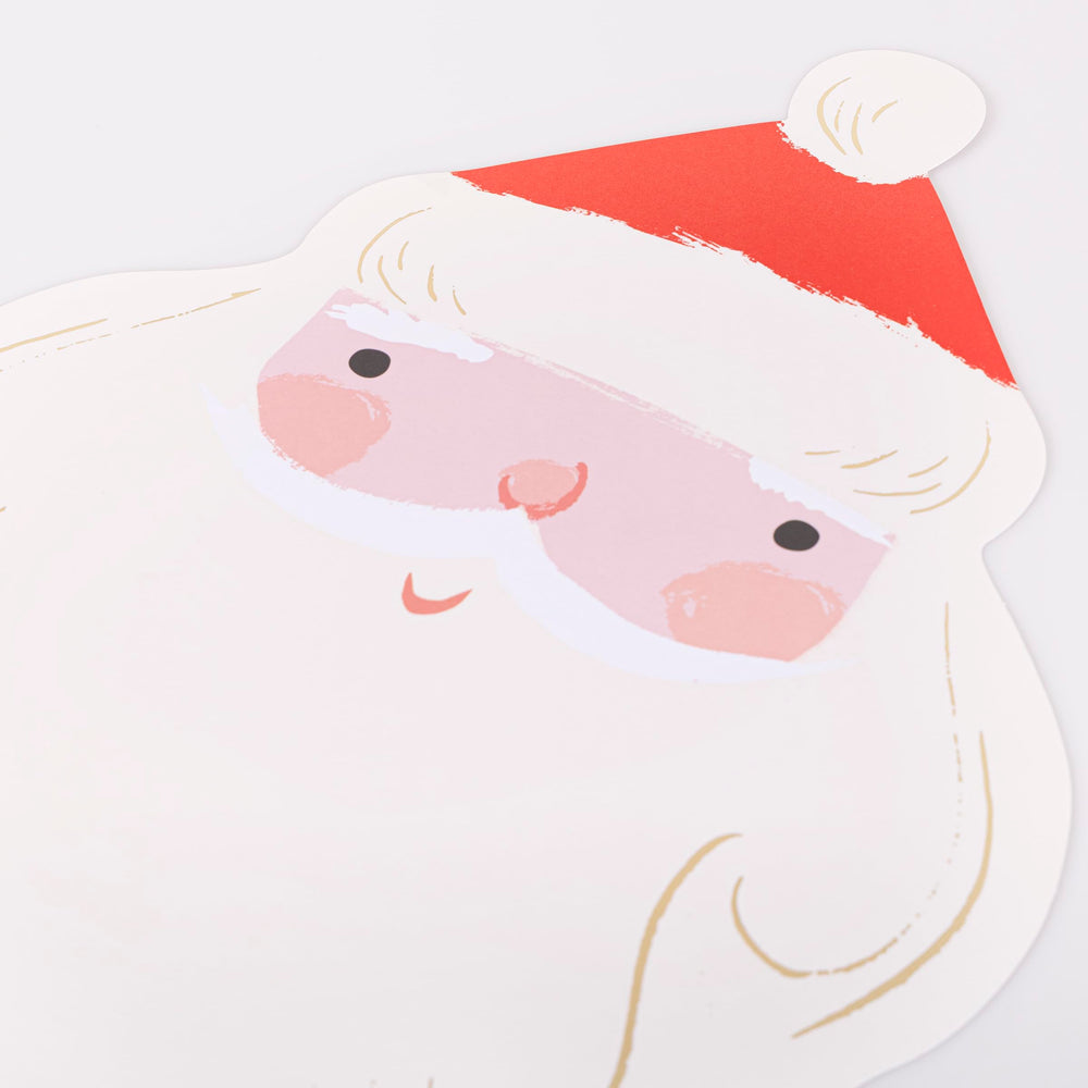 Meri Meri Christmas placemats with gold foil detail for an elegant table look