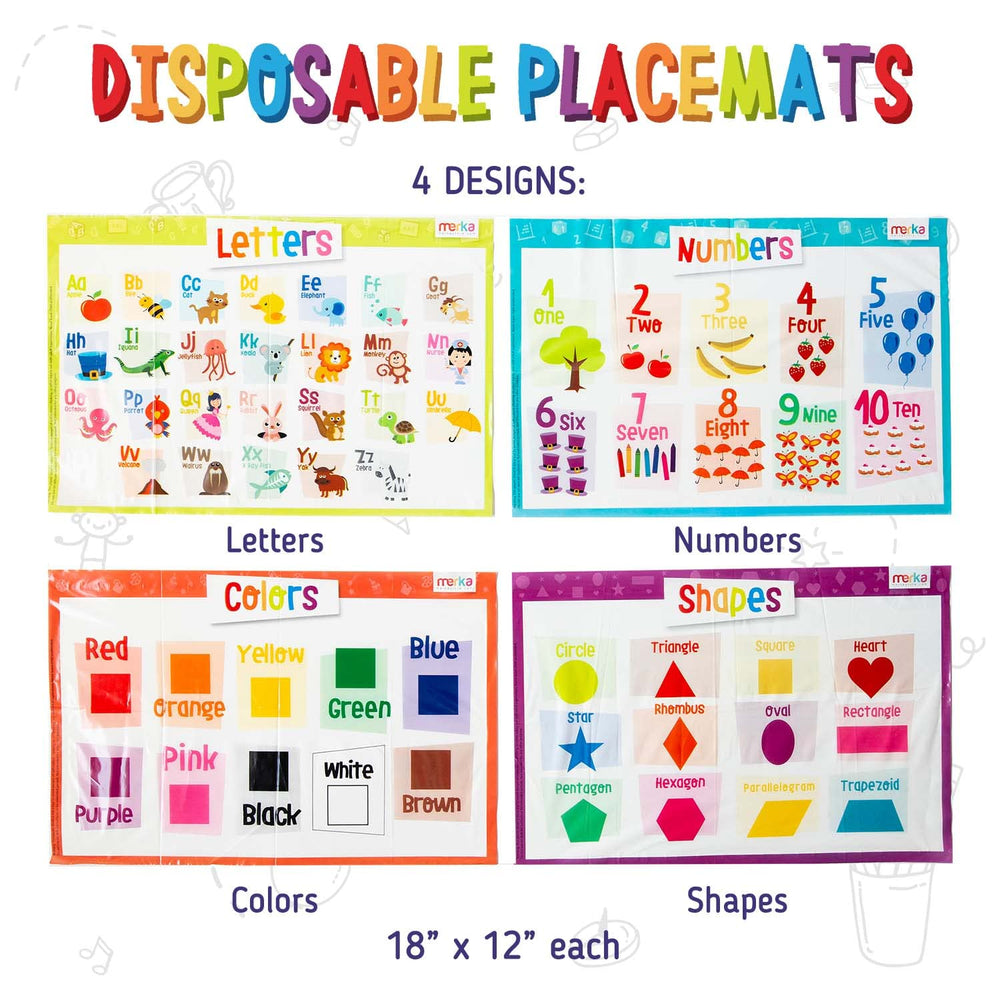 Merka placemats helping keep dining surfaces clean after spills