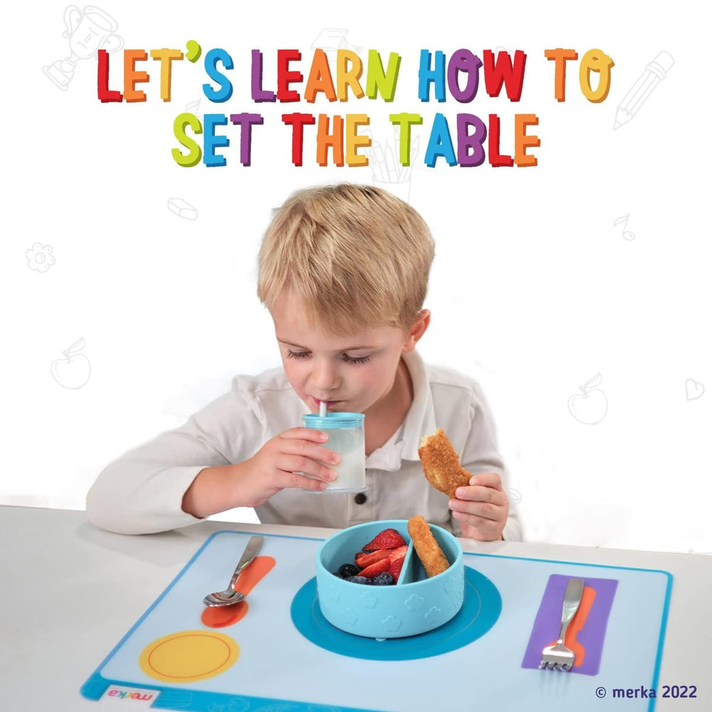 Merka placemat is ideal for home, classrooms, and gatherings.