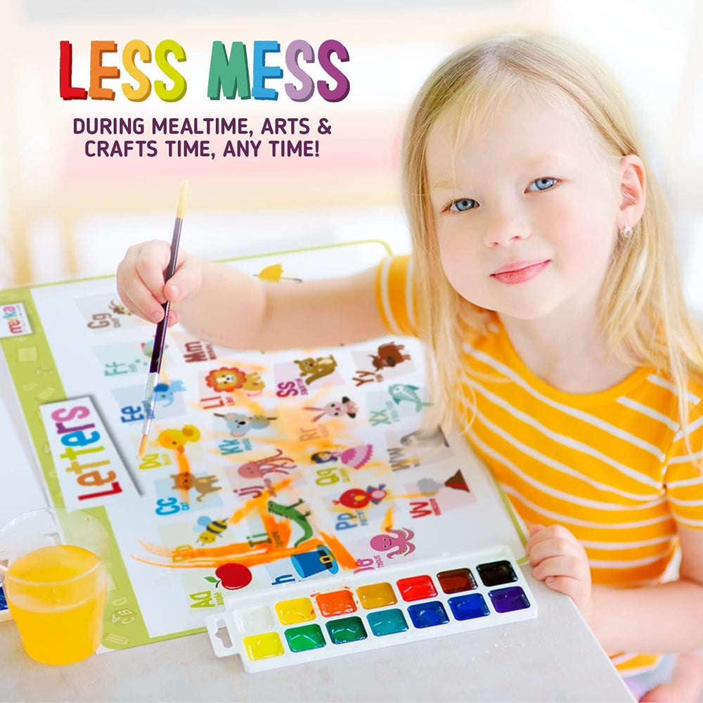 Merka secure-grip back placemat stays in place on dining tables