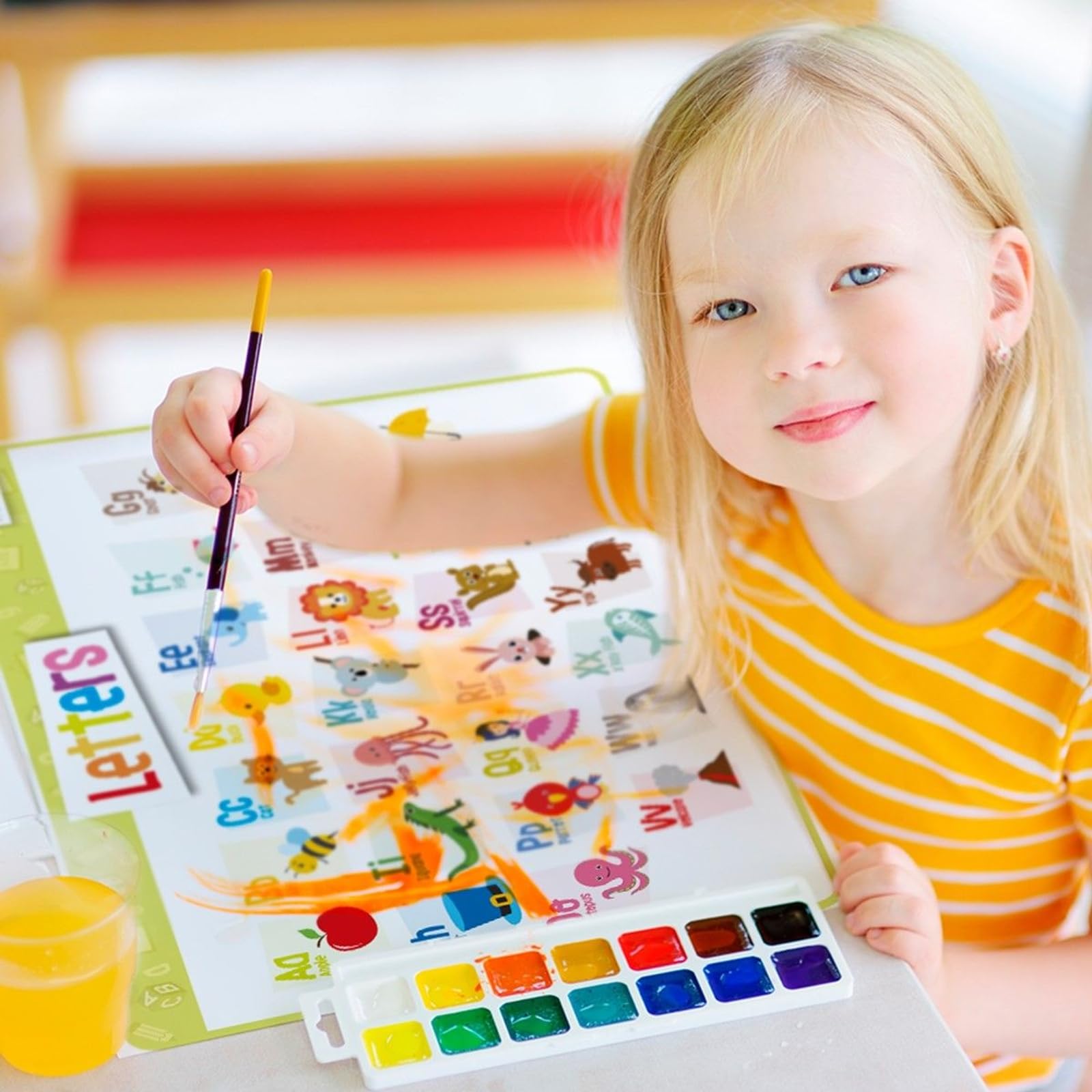 Merka wipe-clean placemat cleans quickly after spills