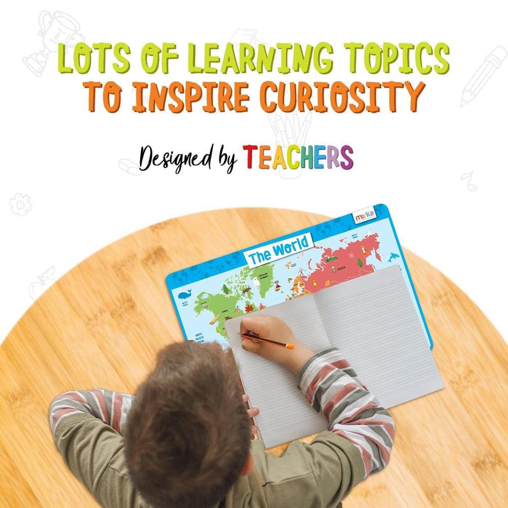 Merka World Map Placemat supports group learning at school or home through shared meals.