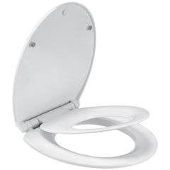 MermoGuiny round toilet seat with built-in toddler seat for smooth potty training at home