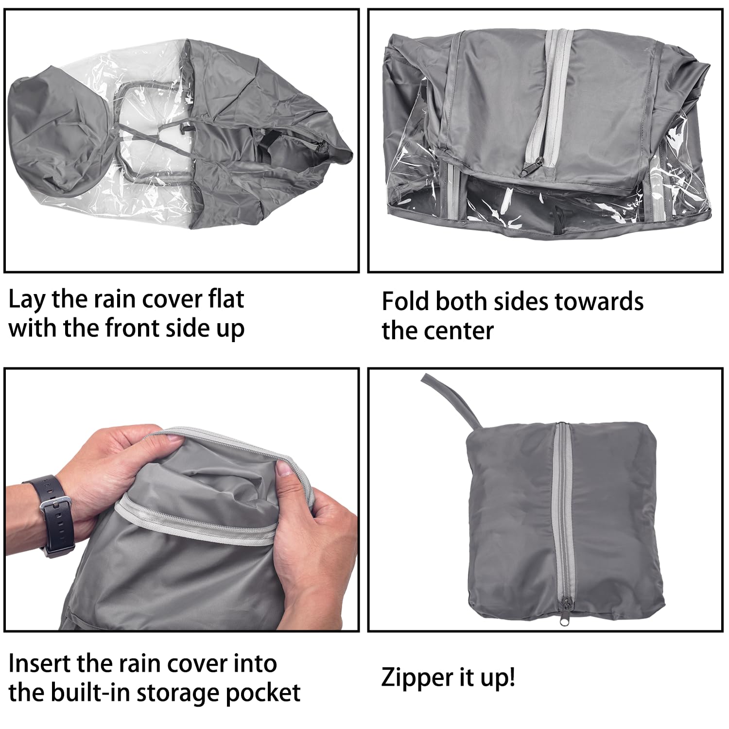 Merrisport lightweight cover convenient to carry in bag or basket