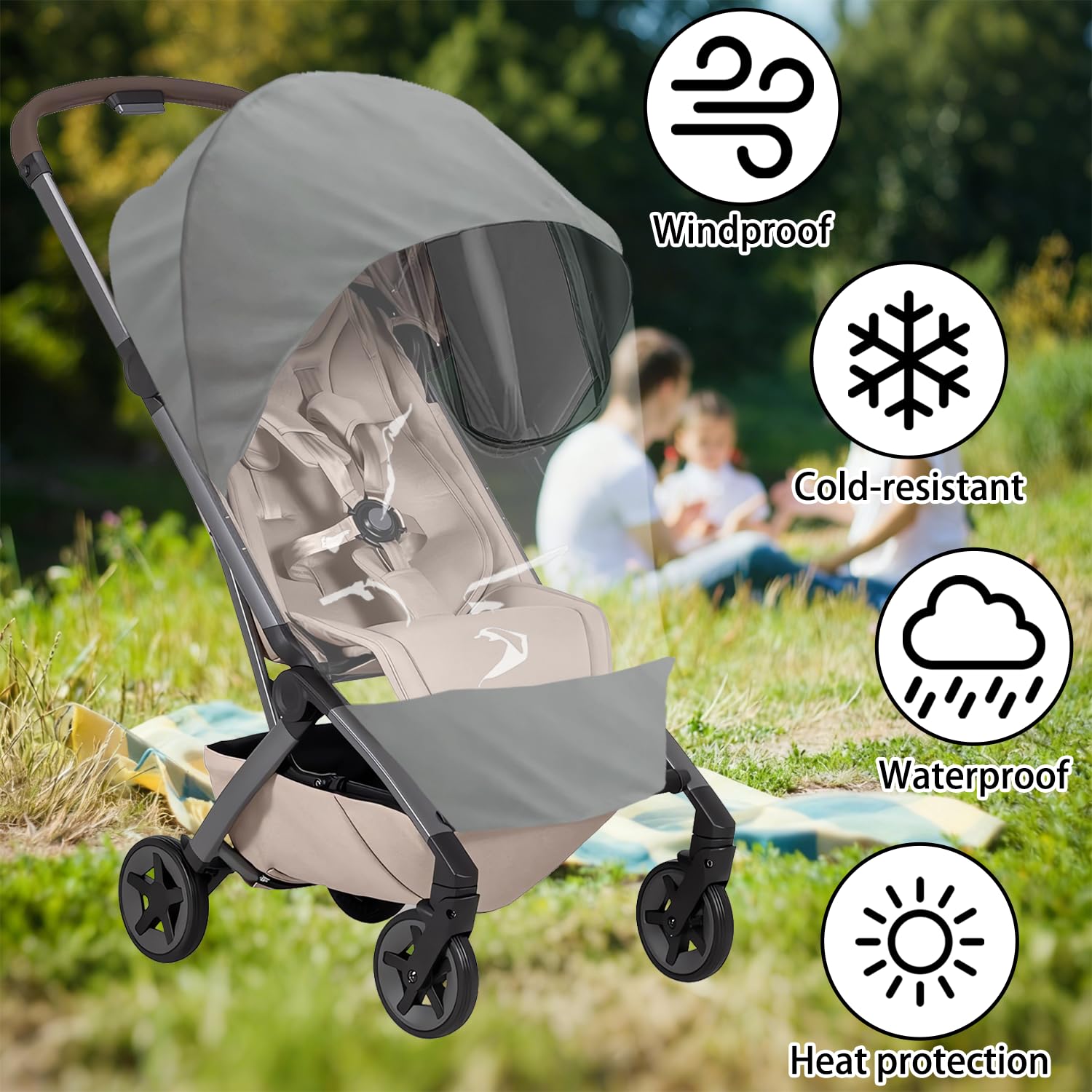 Merrisport side vents promote airflow and comfort during strolls
