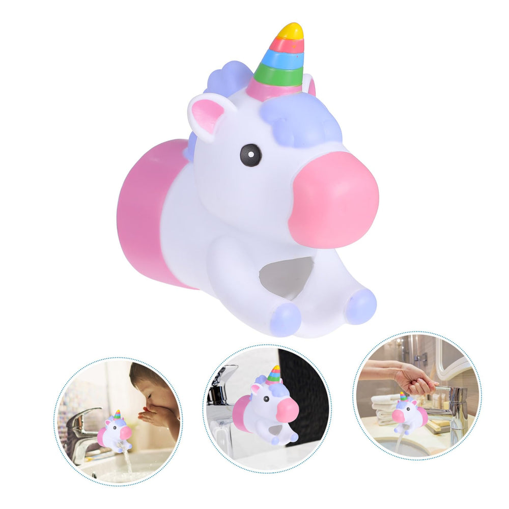 MERRYHAPY colorful unicorn design, appealing to kids during bath time.