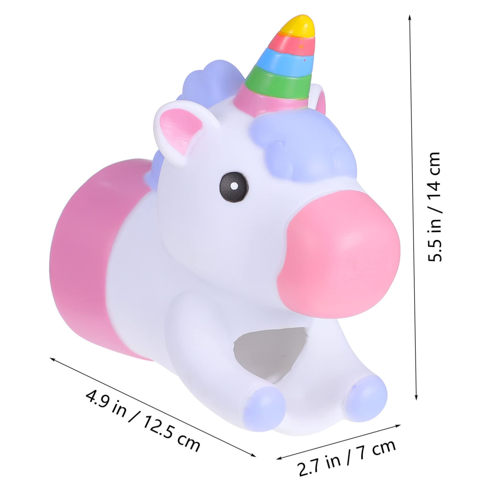 MERRYHAPY packaging view, includes unicorn faucet extender for safe water flow.