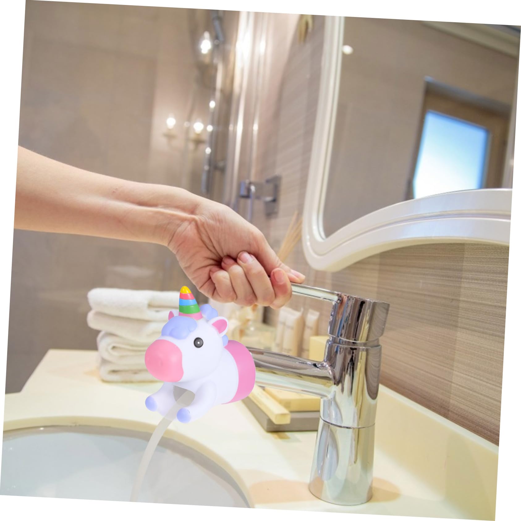 MERRYHAPY safety padding bath spout, cushioning contact and preventing bumps.