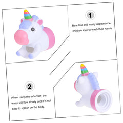 MERRYHAPY toddler washing hands with extender, promoting independent bathroom use.